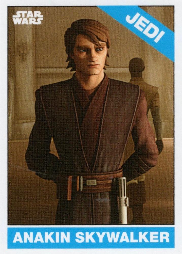 Star Wars Throwback Thursday 2023 Card #101 Anakin Skywalker 1966 Topps Baseball