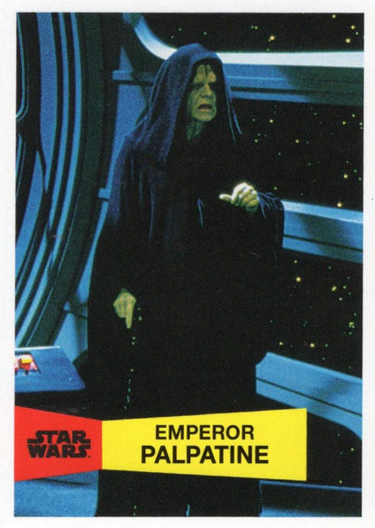 Star Wars Throwback Thursday 2023 Card #127 Emperor Palpatine 1957-58 Topps Basketball