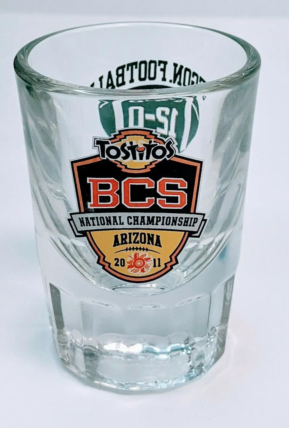 Oregon Ducks (NCAA)  2011 BCS National Championship Arizona Shot Glass 12-0