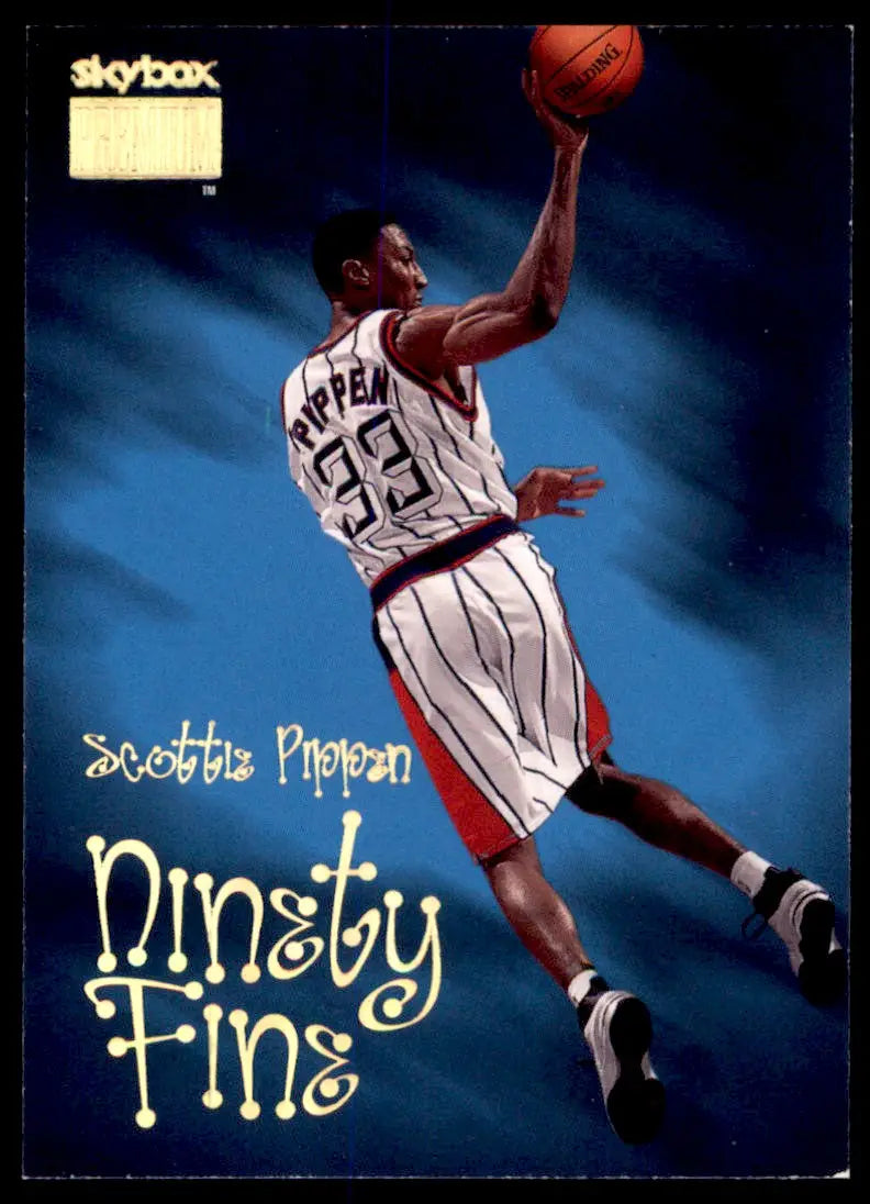 1998-99 SkyBox Premium Ninety Fine Scottie Pippen Houston Rockets #220