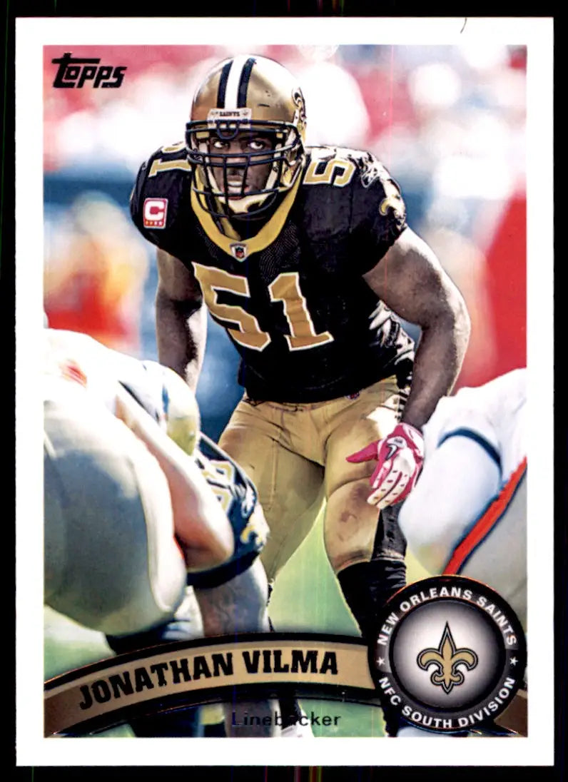 2011 Topps Jonathan Vilma New Orleans Saints #345