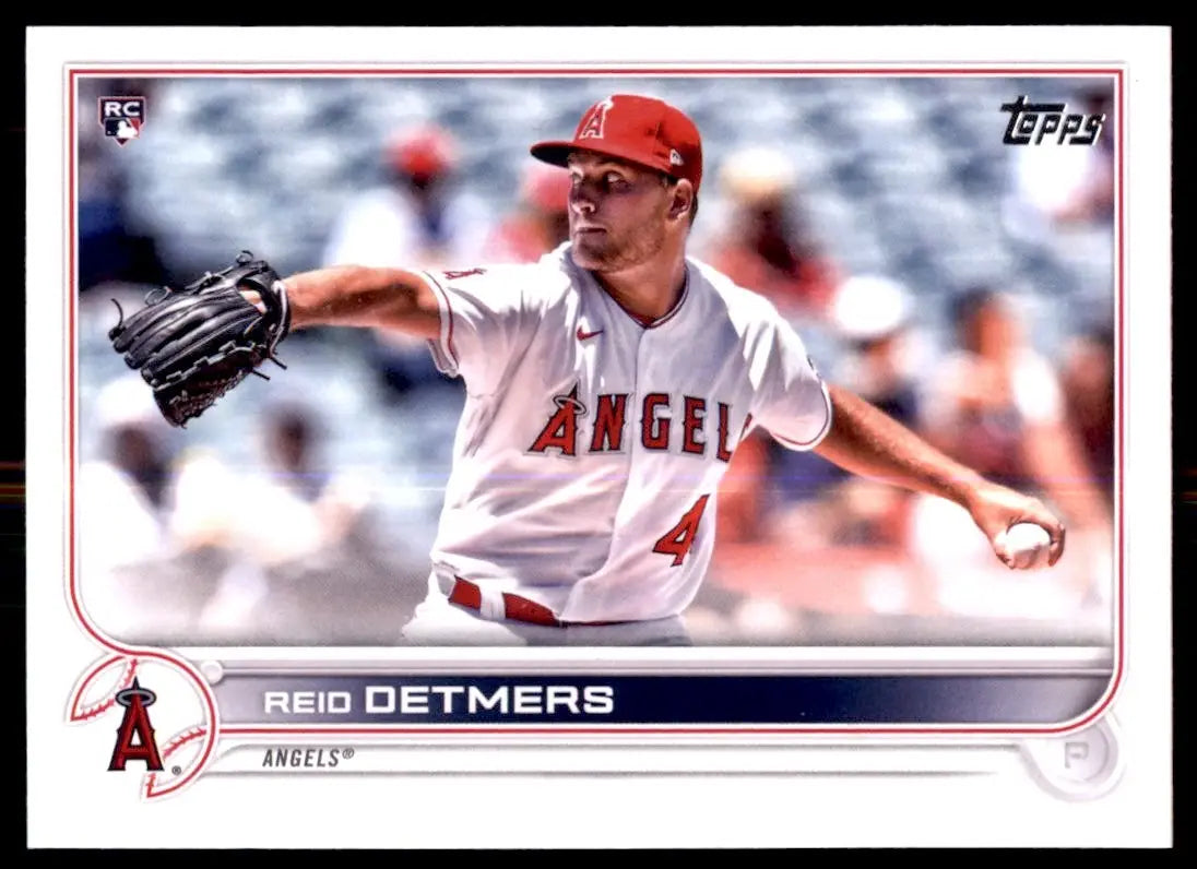 2022 Topps Reid Detmers Rookie Los Angeles Angels #201