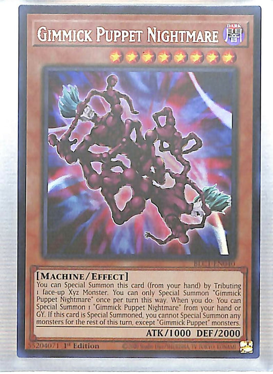 Yu-Gi-Oh Gimmick Puppet Nightmare card from Battles of Legend: Chapter 1 Ultra Rare