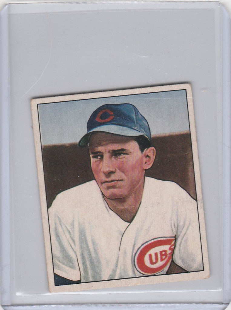 Vintage 1950 Bowman #60 Andy Pafko Chicago Cubs EXMT baseball card in uniform