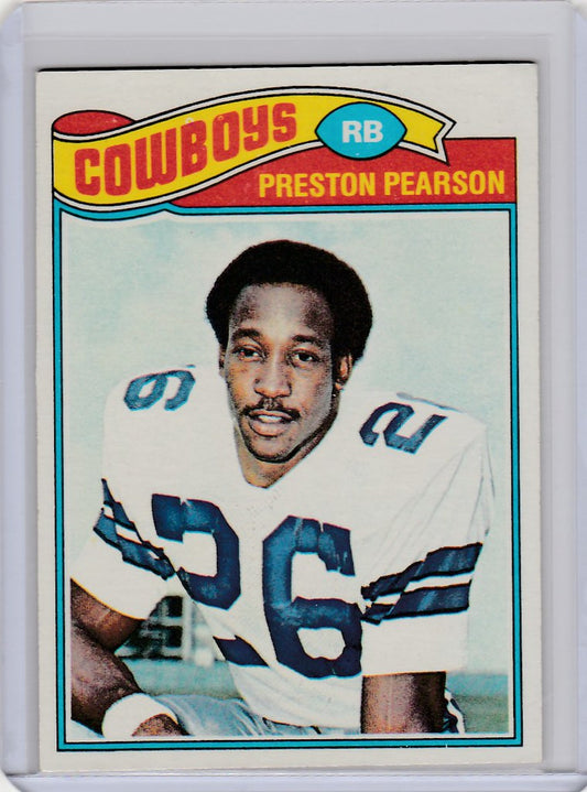 1977 Topps #395 Preston Pearson Dallas Cowboys NRMT