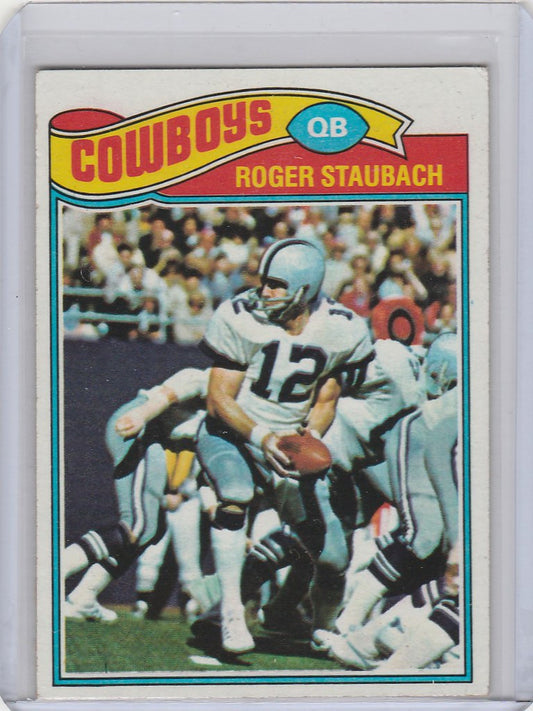 1977 Topps #45 Roger Staubach Dallas Cowboys NRMT
