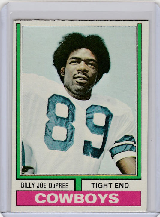 1974 Topps #277 Billy Joe Dupree Dallas Cowboys NRMT