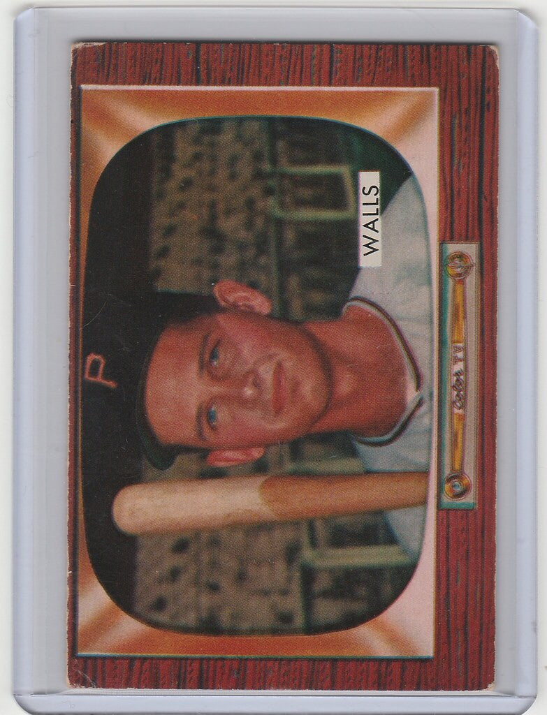 Baseball card of Lee Walls from the Pittsburgh Pirates in VGEX condition