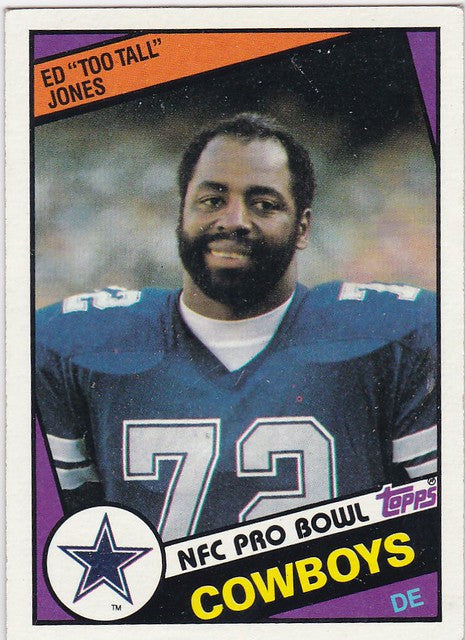 1984 Topps #242 Ed "Too Tall" Jones Dallas Cowboys