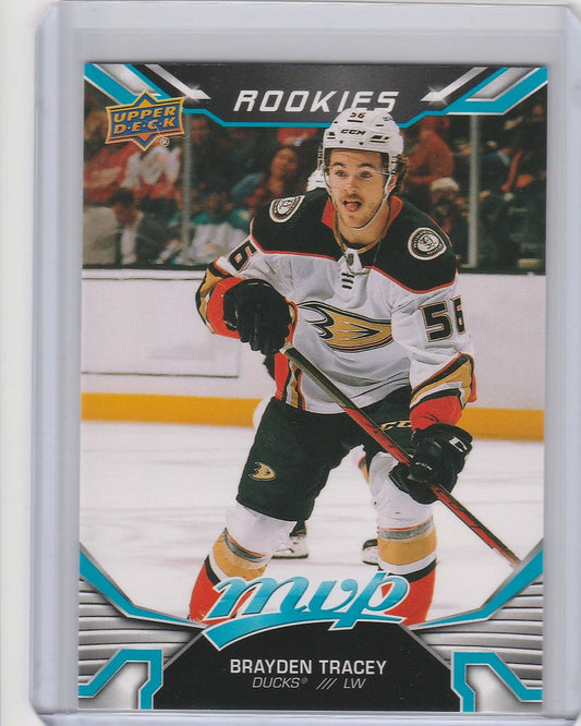 2022-23 Upper Deck MVP Rookie SP #226 Brayden Tracey Anaheim Ducks