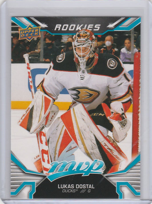 2022-23 Upper Deck MVP Rookie SP #227 Lukas Dostal Anaheim Ducks