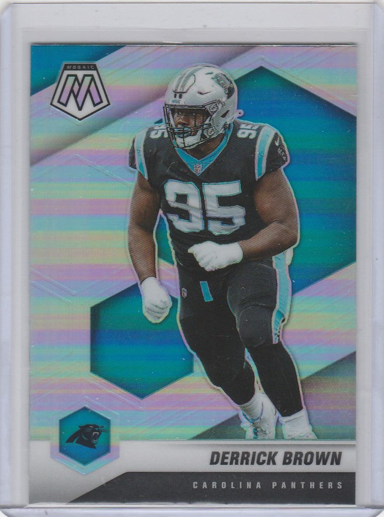 2021 Panini Mosaic Prizm #39 Derrick Brown Carolina Panthers