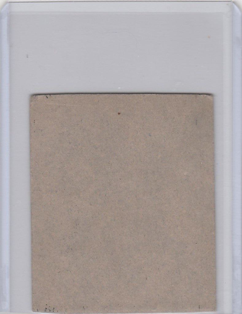 Blank, slightly discolored cardstock for R346 Blue Tint Bob Elliot Boston Braves card