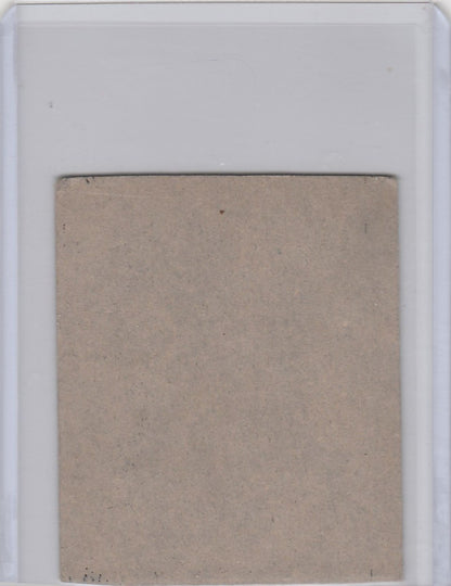 Blank, slightly discolored cardstock for R346 Blue Tint Bob Elliot Boston Braves card