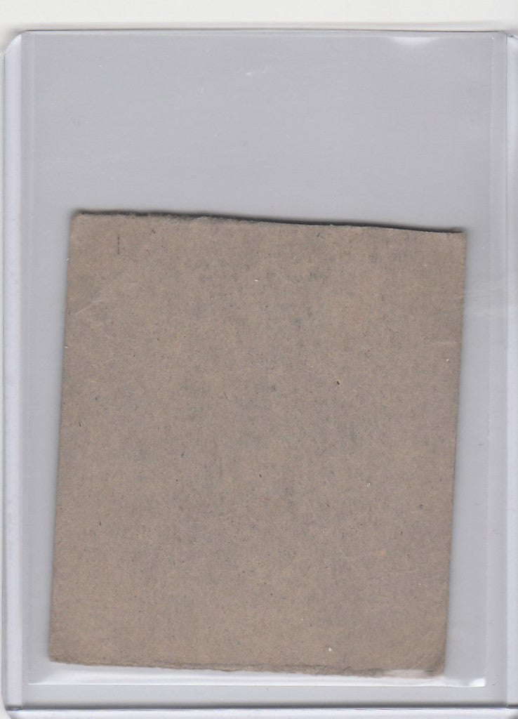 Beige square piece of cardboard for R346 Blue Tint Ed Stanky Boston Braves card