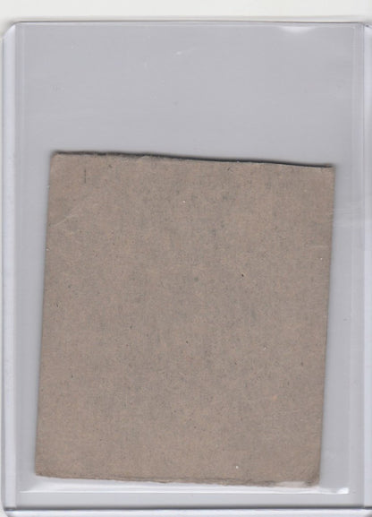 Beige square piece of cardboard for R346 Blue Tint Ed Stanky Boston Braves card