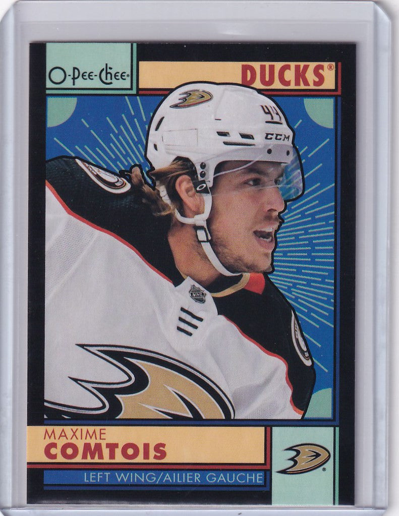 2022-23 OPC Hockey Retro Black #249 Maxime Comtois - Anaheim Ducks 81/100