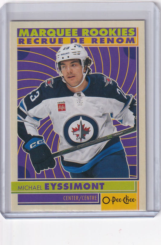 2022-23 OPC Hockey Retro #587 Michael Eyssimont - Winnipeg Jets