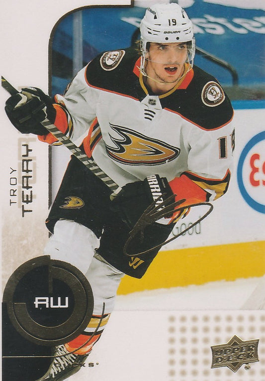 2022-23 Upper Deck MVP 20th Anniversary Gold #9 Troy Terry Anaheim Ducks