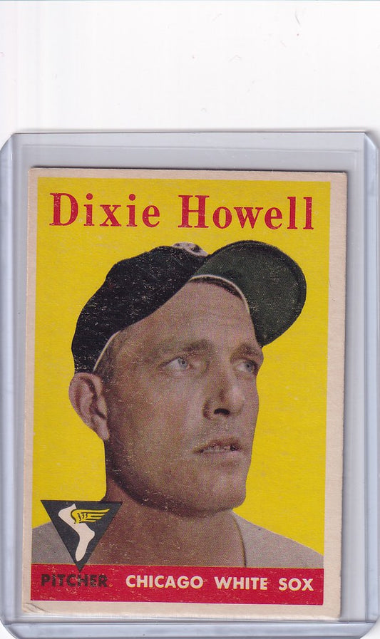 Baseball card of Dixie Howell from the Chicago White Sox - 1958 Topps Baseball #421