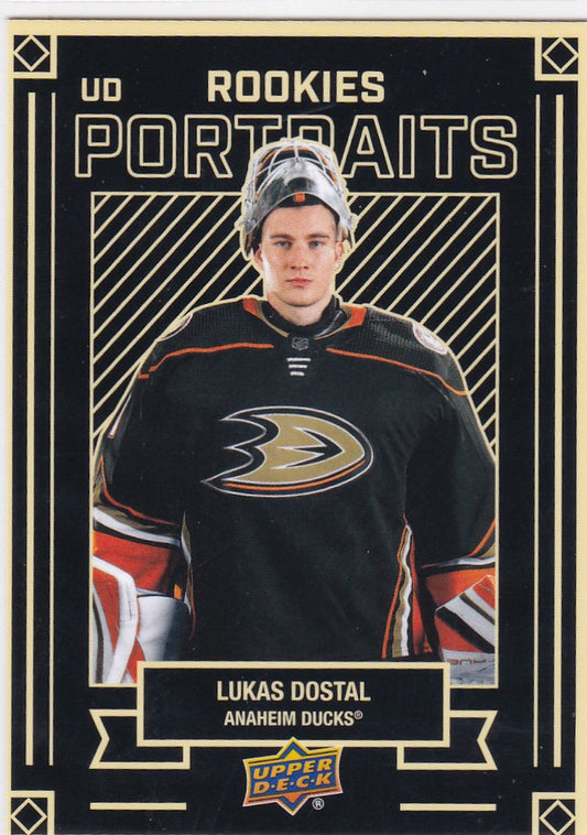 2022-23 Upper Deck #P-52 Lukas Dostal Rookie Portrait Anaheim Ducks