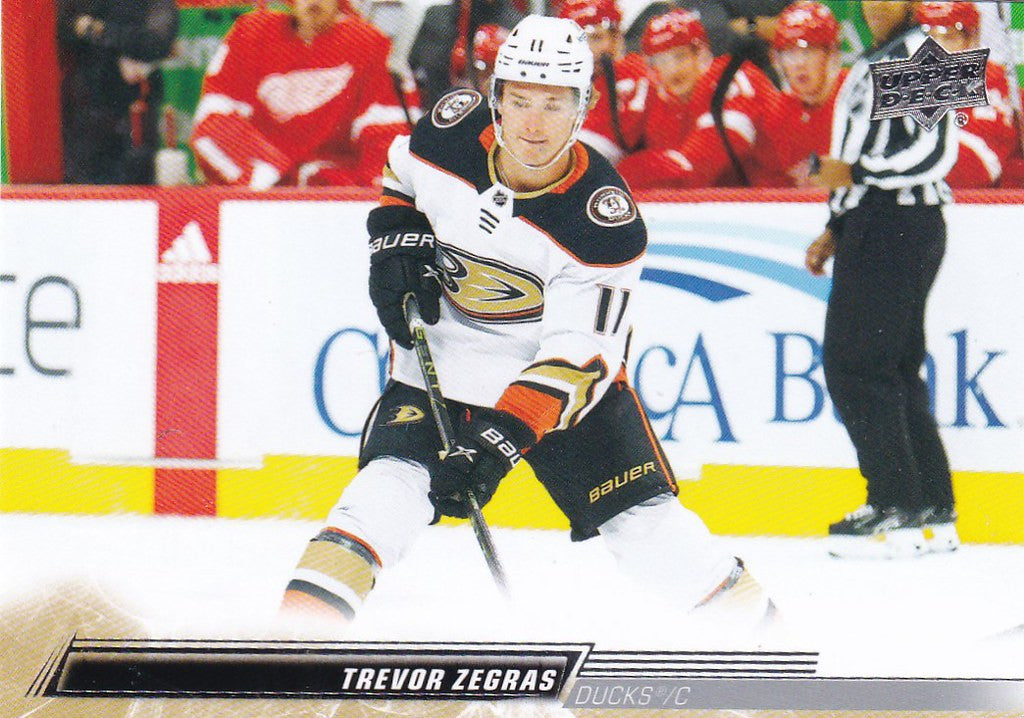 2022-23 Upper Deck #251 Trevor Zegras base Anaheim Ducks