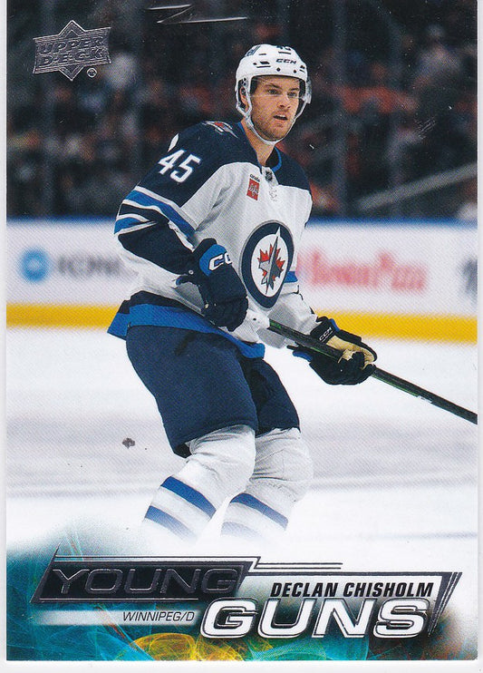 2022-23 Upper Deck #486 Declan Chisholm Young Guns Winnipeg Jets