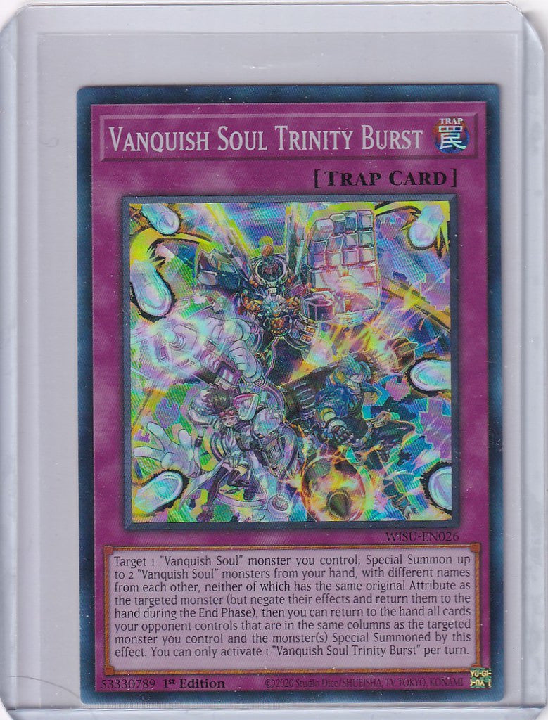 Trading card from YuGiOh Wild Survivors featuring a dynamic robotic figure illustration