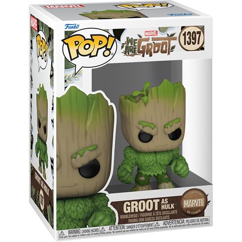 We Are Groot as Hulk Funko Pop Vinyl Figure #1397 from Marvel’s What If series