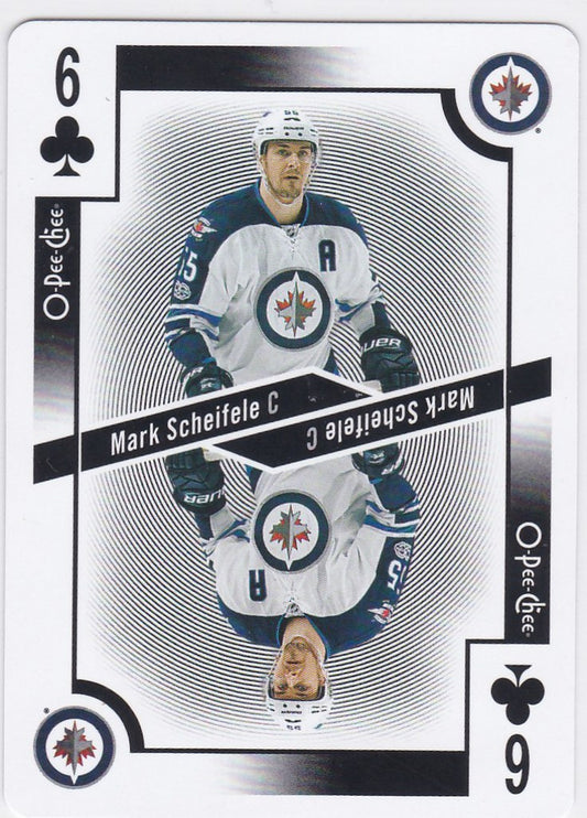 2017-18 OPC O-Pee-Chee 6 Clubs Mark Scheifele Winnipeg Jets