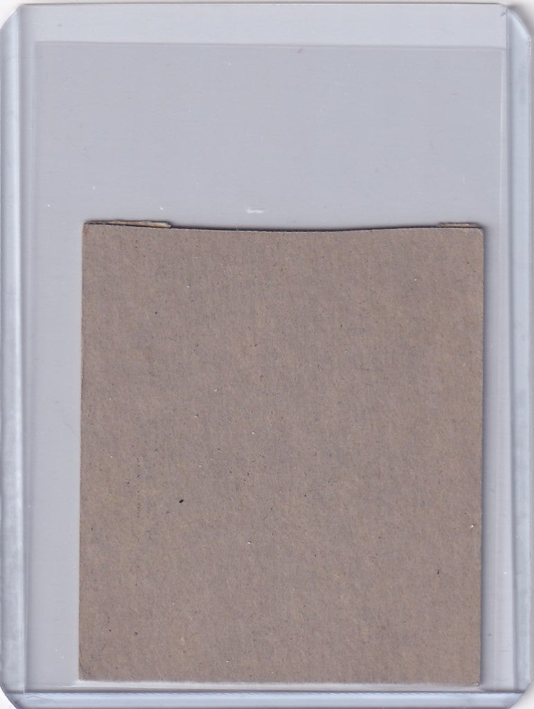 Blank beige card in plastic sleeve for 1948 R346 Blue Tint Bob Feller Cleveland Indinas