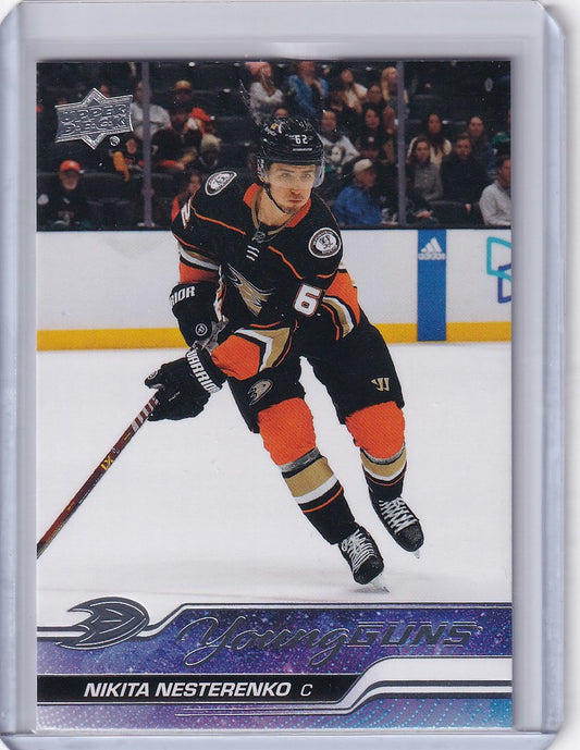 2023-24 Upper Deck Series 1 Young Guns #230 Nikita Nesterenko - Anaheim Ducks