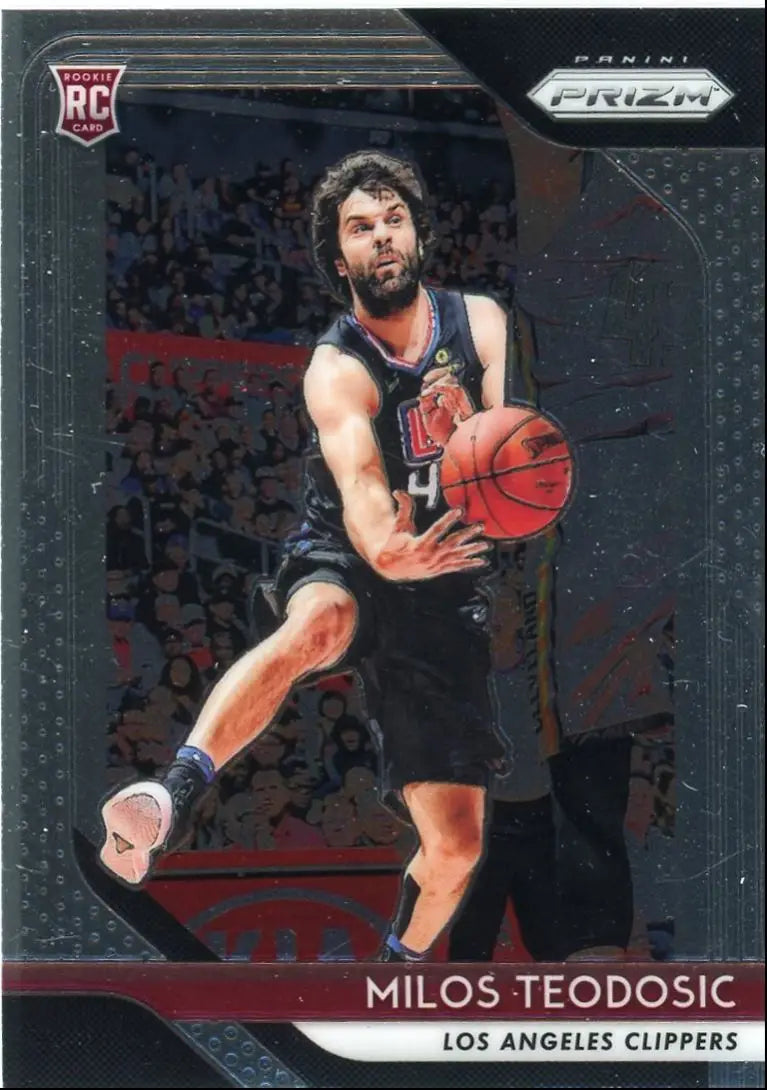 2018-19 Panini Prizm Milos Teodosic Los Angeles Clippers #214