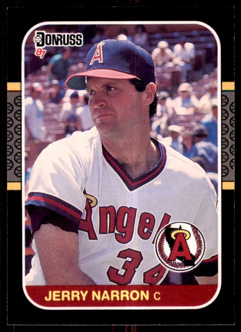 1987 Donruss Jerry Narron California Angels #603