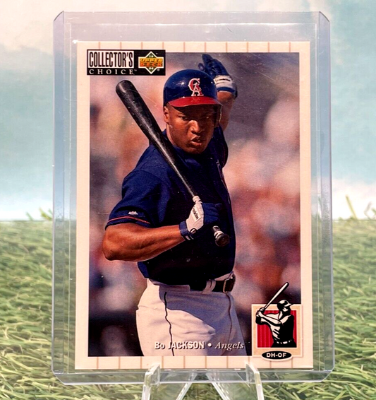 Upper Deck Collectors Choice baseball card featuring Bo Jackson of the California Angels