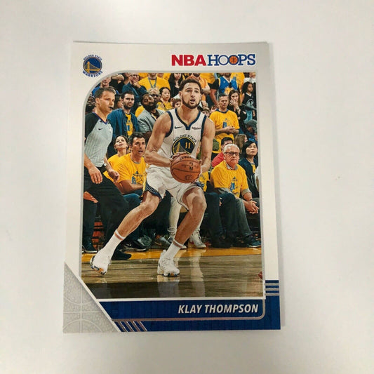 Klay Thompson 2019-20 Hoops #60 Golden State Warriors NBA Basketball trading card