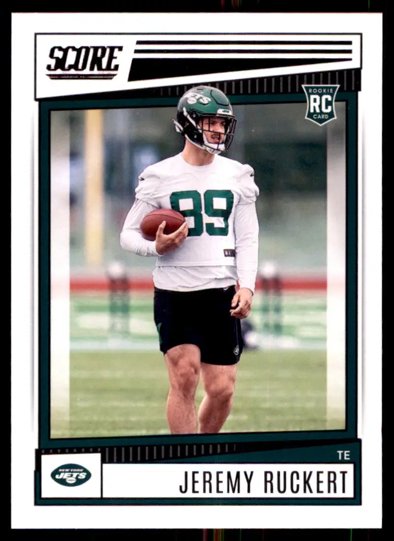 2022 Score Jeremy Ruckert Rookie New York Jets #373