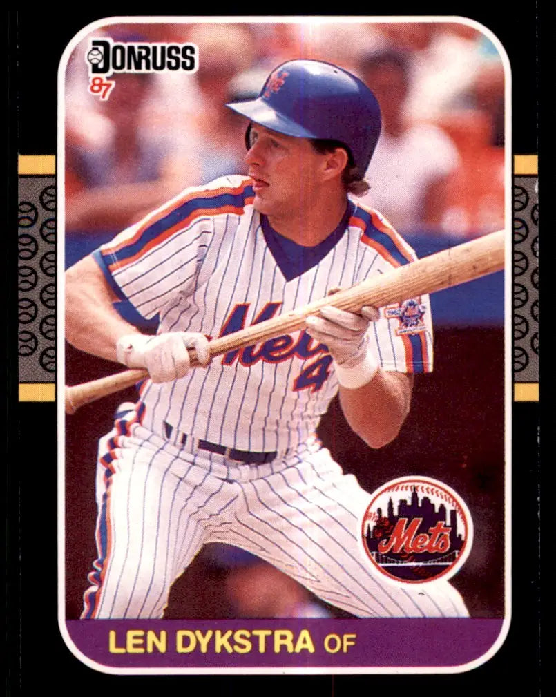 1987 Donruss Len Dykstra New York Mets #611