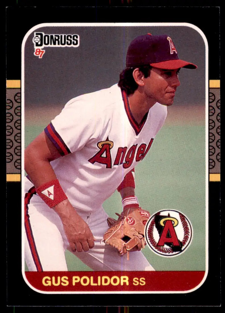 1987 Donruss Gus Polidor California Angels #579