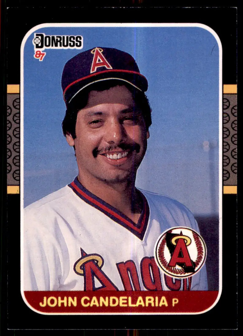 1987 Donruss John Candelaria California Angels #551