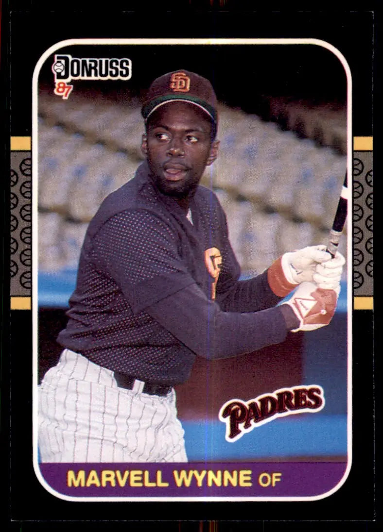 1987 Donruss Marvell Wynne San Diego Padres #411