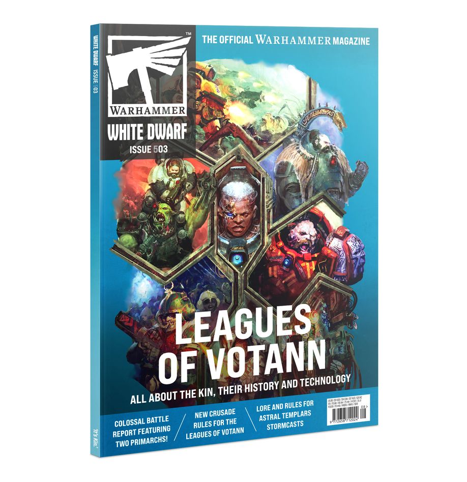 White Dwarf #503 featuring Leagues of Votann cover art by White Dwarf team