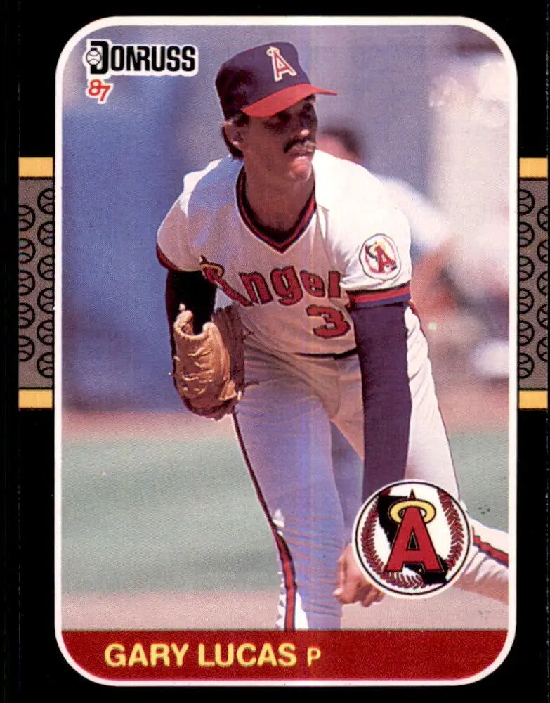 1987 Donruss Gary Lucas California Angels #618