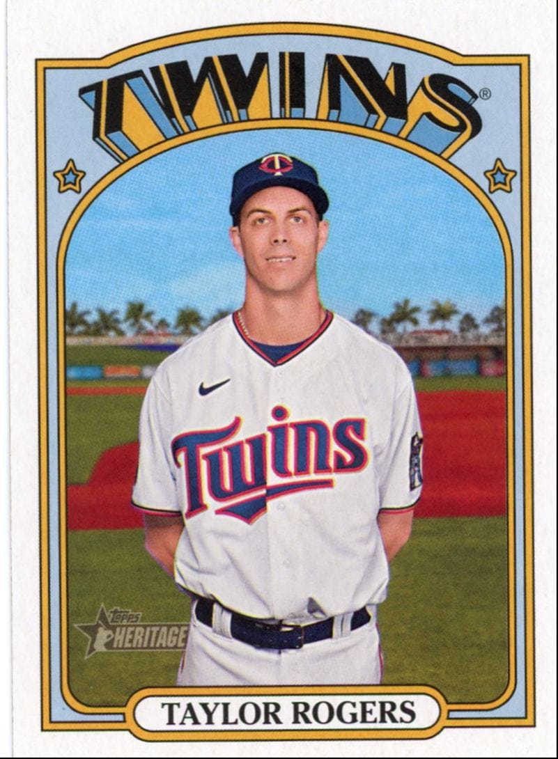 2021 Topps Heritage High Number Taylor Rodgers Minnesota Twins #597