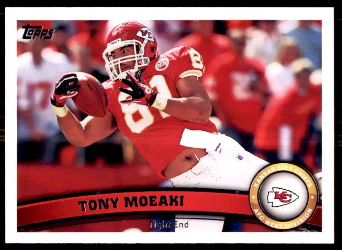 2011 Topps Tony Moeaki Kansas City Chiefs #253