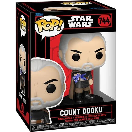 Star Wars Dark Side Count Dooku Funko Pop! Vinyl Figure #744 in retail packaging