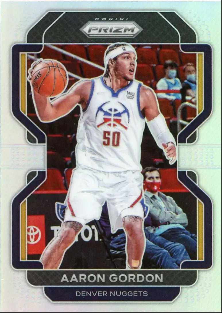 2021-22 Panini Prizm Aaron Gordon Silver Denver Nuggets #217