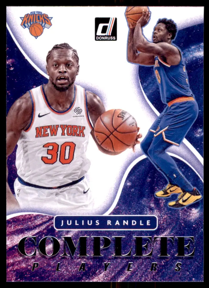 2021-22 Panini Donruss Complete Players Julius Randle Insert New York Knicks #16