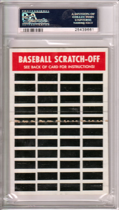 PSA-graded CARL YASTRZEMSKI 1970 Topps Scratch-Offs card from Columbia Hobby