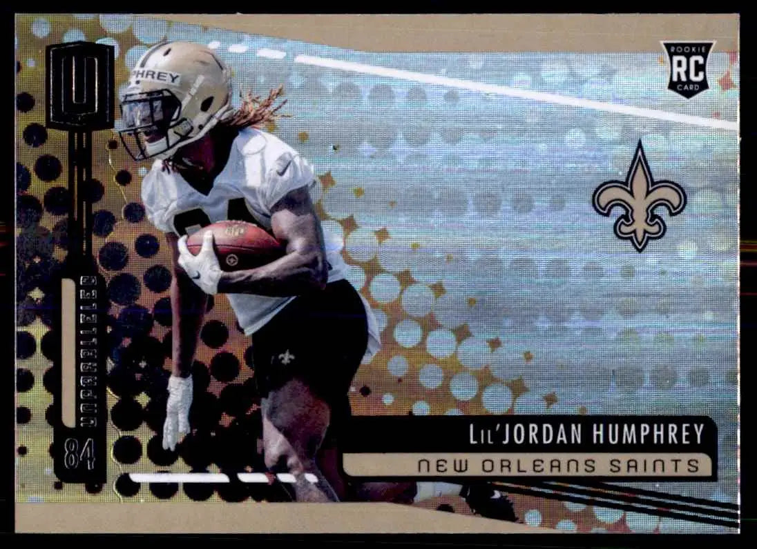 2019 Panini Unparalleled Lil’Jordan Humphrey Rookie New Orleans Saints #227